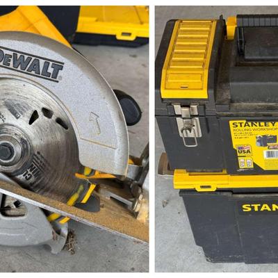 DeWalt Circular Saw with Stanley Rolling Workshop, Kreg Jigs, and More