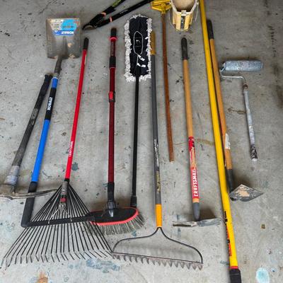 Yard Tools Featuring Mr. Long Arm, Kobalt, and Craftsman