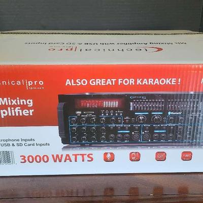 Technical Pro 3000W Mic Mixing Amplifier