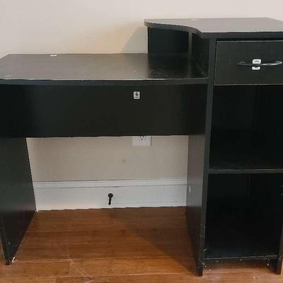 Black Office Desk