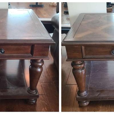 Pair of Bernhardt Wooden End Tables 