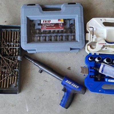 Duo-Fast Tool with Drill Bits, TEQ Socket Set & Lenox Hole Saw Kit