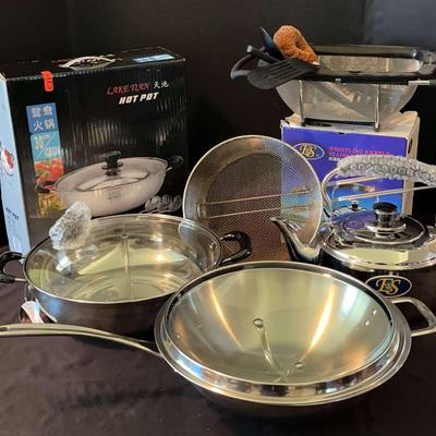 Pots and Pans Featuring Lake Tian Hotpot Bowl