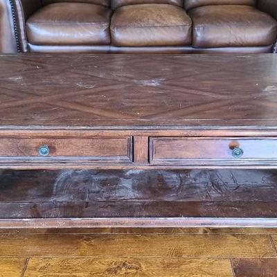 Bernhardt Wooden Coffee Table 