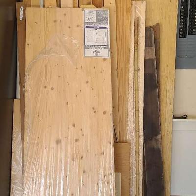 Assorted Lumber and Wood Panels