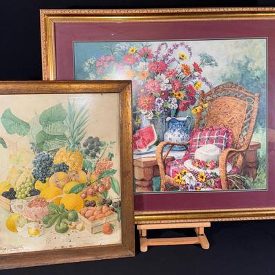 Two Festive Summer-Themed Prints - Perfect for Vibrant Decor... Mock & Hungerford Smith