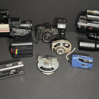 Vintage VHS, Camcorders And Cameras
