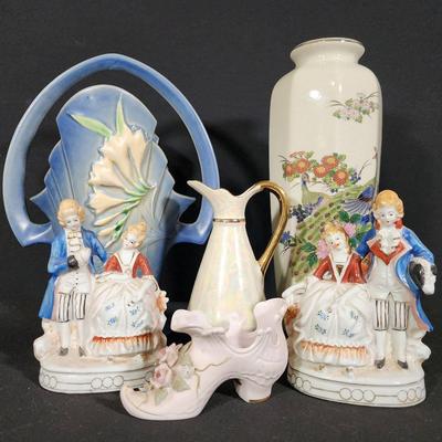Vintage Decorative Porcelain & Pottery Collection – Roseville, Interpur, Lefton, McCoy & More