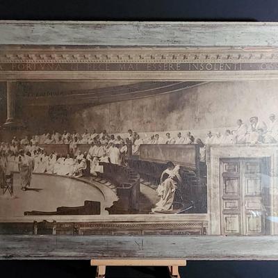 Magnificient Roman Forum Oil Painting!... This One is Stunning!