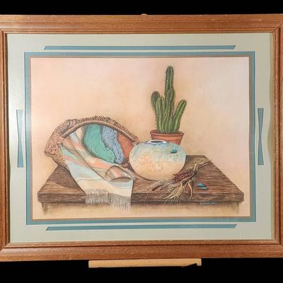 Charming Southwestern Still Life Print... Acclaimed Artist Gail Brown
