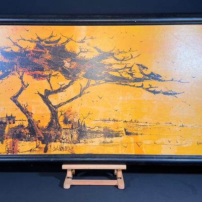 Danny Garcia - "Cypress Refuge" - Abstract Print (Framed)