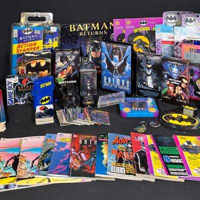 Ultimate Vintage Batman Collector’s Lot – Video Games, VHS, Trading Cards, Memorabilia & More! 