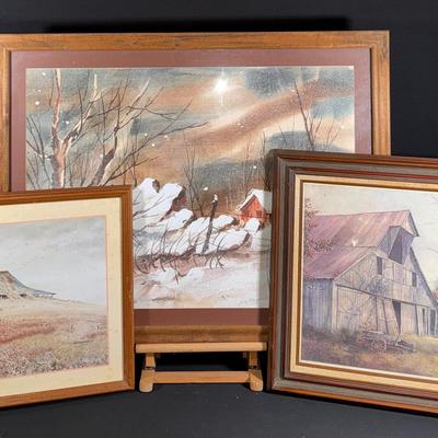 Nostalgic Vintage Barn & Rural Landscape Art Collection... Marrs, Dye, Dougherty