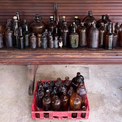 Nostalgic Amber Bottles… Early on 1900’s And Late 1800’s  