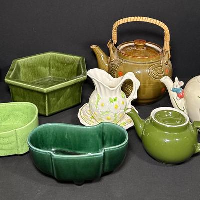 Teapots & More… Green Is Your Color!
