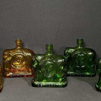 #2 Democratic Decanter Bottles… 1968 Presidential Campaign