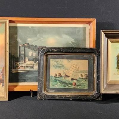 Maritime Art for your Home! Four Unique Boat-Themed Pieces including an Original by Thil Prentice 