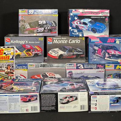 Collection Of Nascar Model Car Kits - Enthusiasts Take Note!