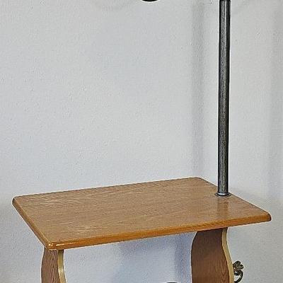 Table Lamp W/Magazine Wrack