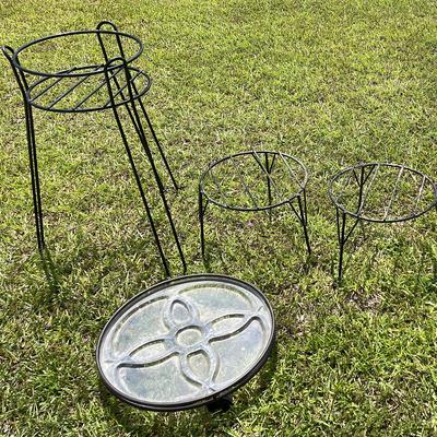 Metal Plant Stands (4)