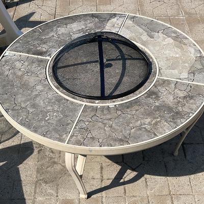 Slate Table Patio Fire Pit
