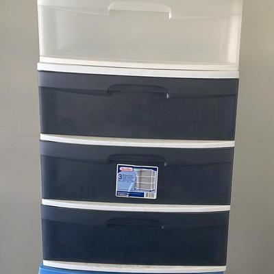 Sterilite 3-Drawer Storage Bins (3) #734