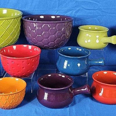 SCM Designs Nesting Bowls (5) +  Buchase Soup Crock (6)