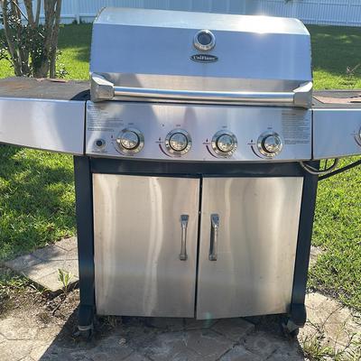 UniFlame 4 Burner LP Gas Grill W/Side Burner