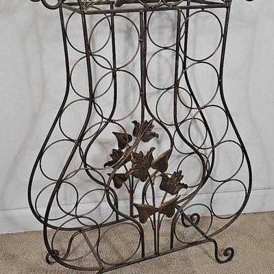 Iron Wine Rack
