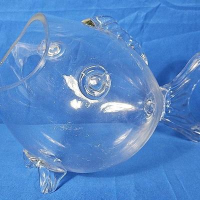 Blenko 'Style' Glass Fish Decor