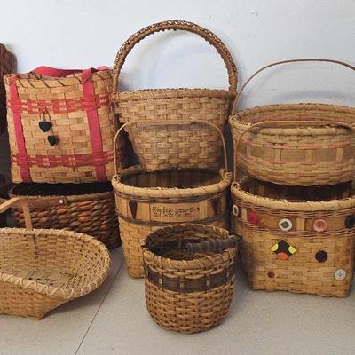 Longaberger Basket (1) + Decorative Baskets (11) #770