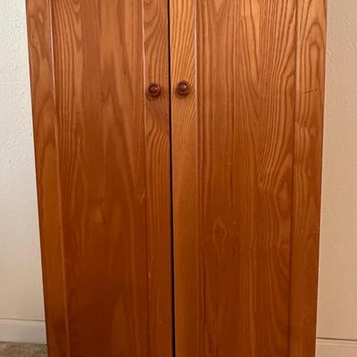 Wooden CD Storage Cabinet