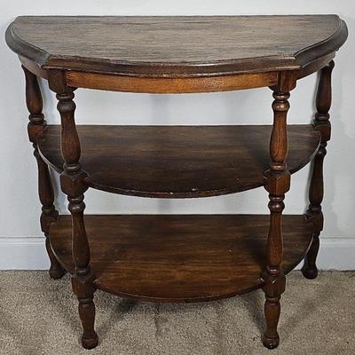 Half Moon 3-Tier Side Table