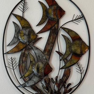 Metal Fish Wall Decor