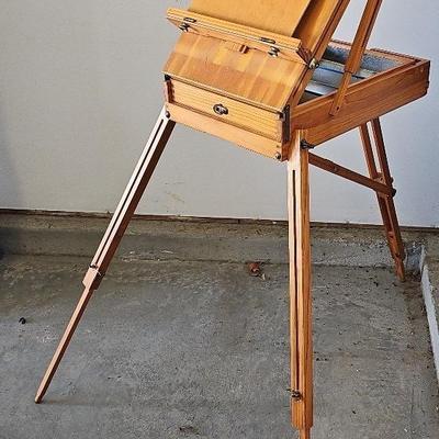 Trident 'Euro Oak' Collapsible/Portable French Easel