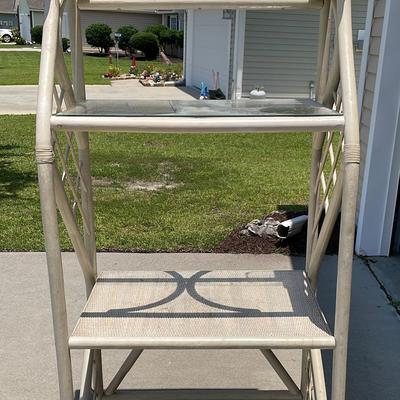 Wicker, Rattan & Bamboo 4 Shelf Unit