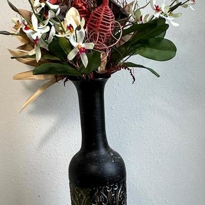 Metal Floor Vase Arrangement