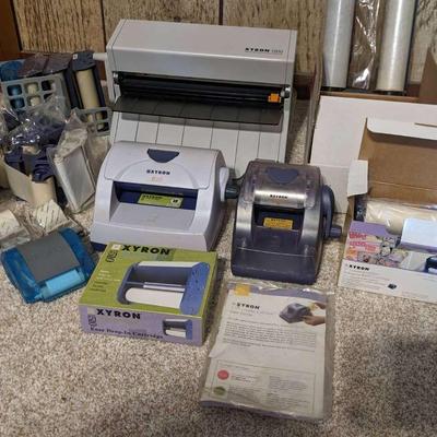 Xyron Laminator And Create A Sticker Lot