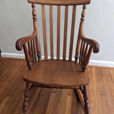 Beautiful Wooden Rocking Chair 