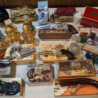 Vintage Avon Collection With Colognes, Aftershave And Perfumes