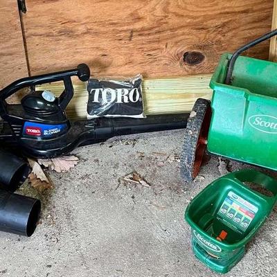 Toro Leaf Blower, Scott Turf Builder & AccuGreen And More