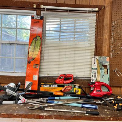 Craftsman Hedge Clippers, Black & Decker Detail Shrubber And Extension Handle Kit, And More 