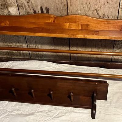 Wall Hanging Wood Display Shelf