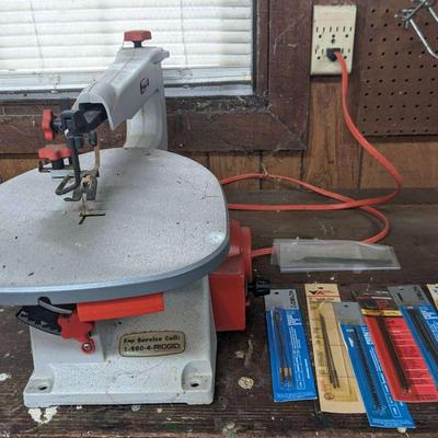 Rigid Scroll Saw And Blades 