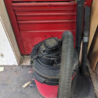 Craftsman Bench Vise, Shop Vac And MEC Toolbox