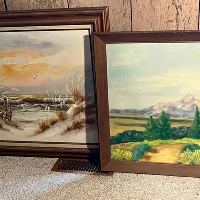 Alfred Young & Whiteman Canvas Paintings