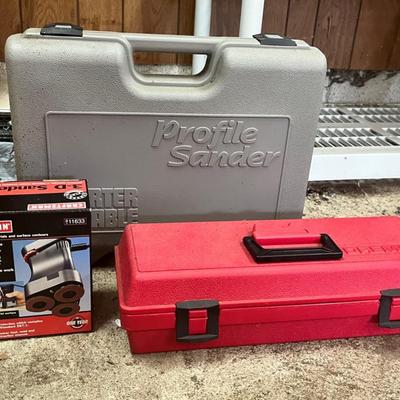 Craftsman 3-D Sander, Porter Cable Profile Sander, And Dremel