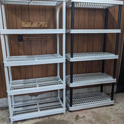 Plastic Garage Shelves