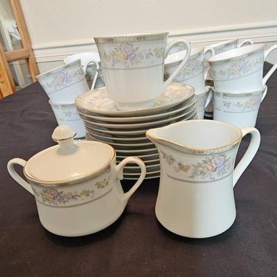 Lot #2 "Southampton" Fine China By Excel - Coffee/Tea Set