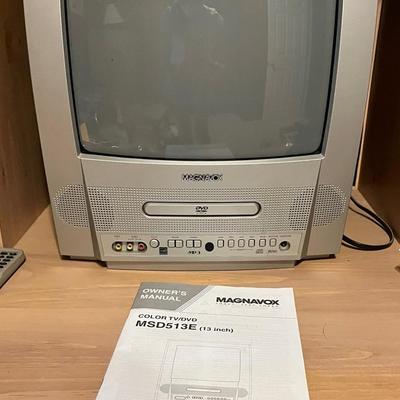 Magnavox 13 Inch CRT TV DVD Combo